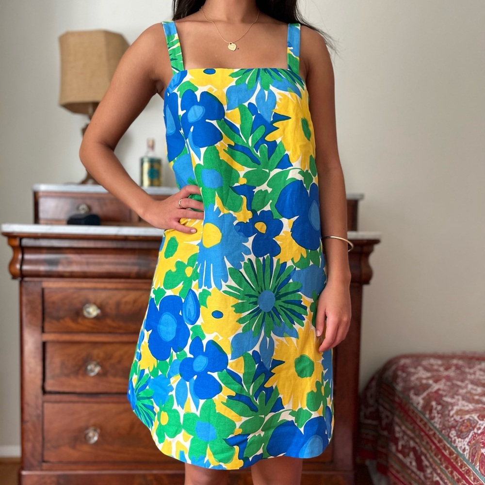 High quality linen JCrew dress